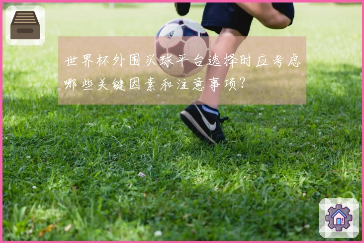 世界杯外围买球平台选择时应考虑哪些关键因素和注意事项？
