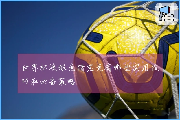 世界杯滚球竞猜究竟有哪些实用技巧和必备策略